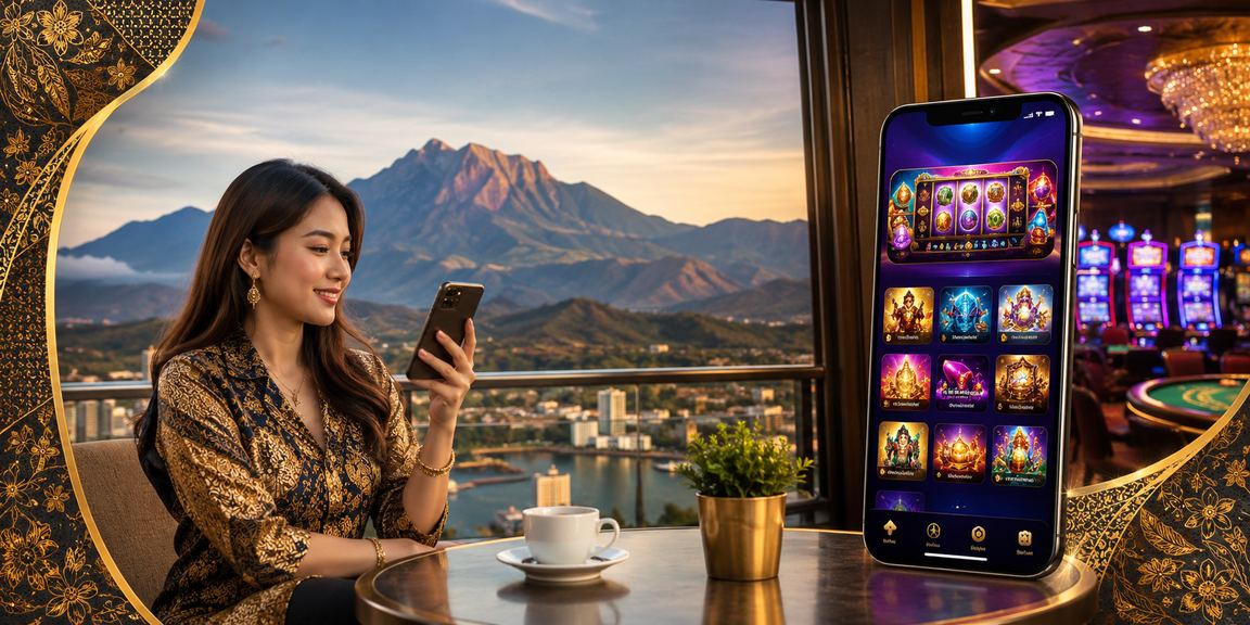Aplikasi kasino digital bermotif batik Sabah untuk pengguna loteri dalam talian